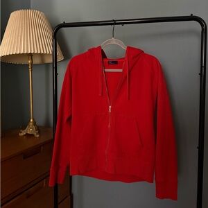 GAP Red Full-Zip Hoodie